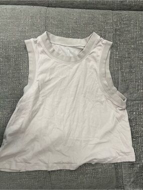 Bossi Light gray Ribbed Tank j35